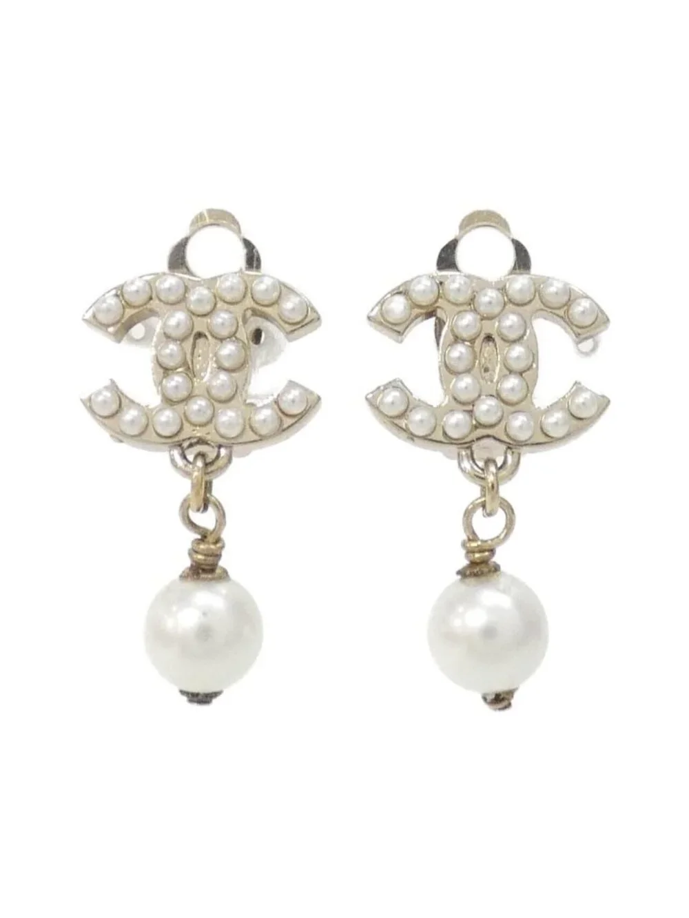 Chanel Vintage Earrings Gold